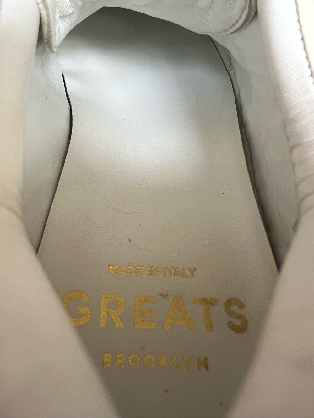Greats Brooklyn Leather & Suede Sneakers | White | Minimalist Designer Style - Picture 12 of 16